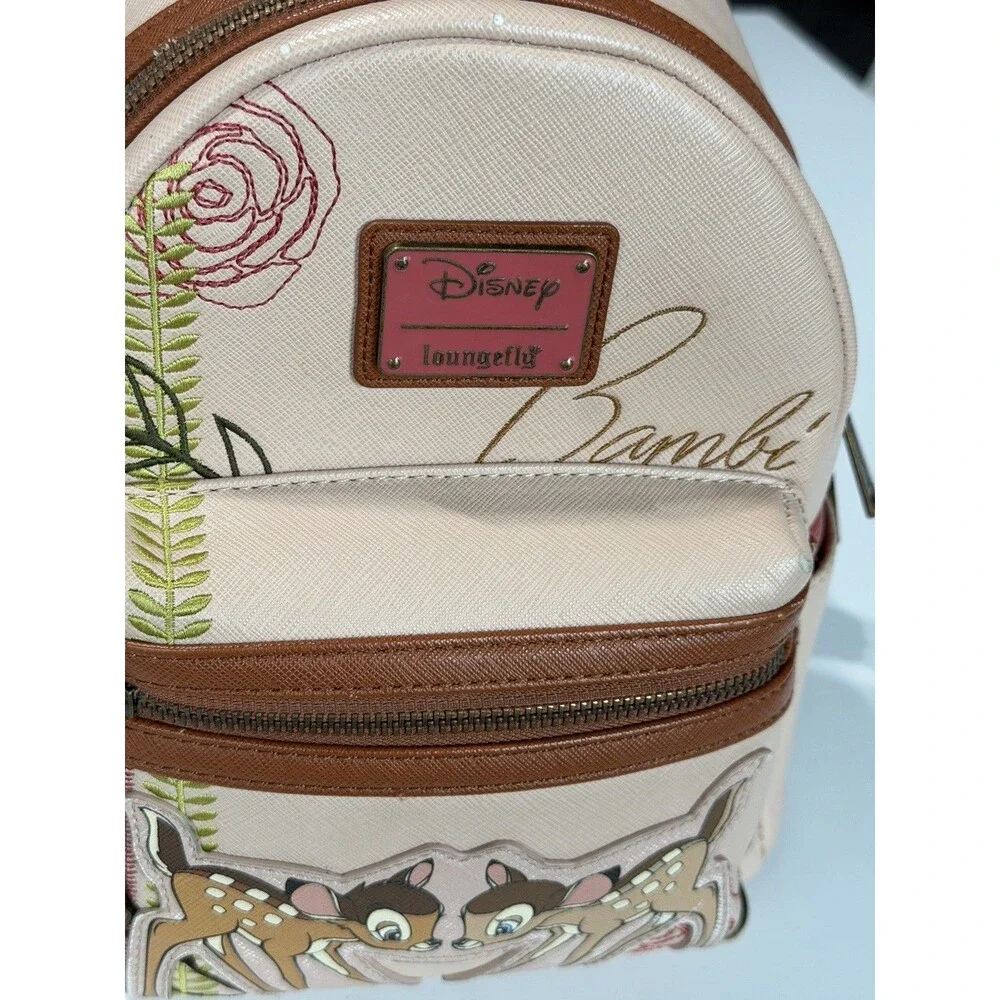 Loungefly Disney Floral Bambi Faline Mini Backpack Rare